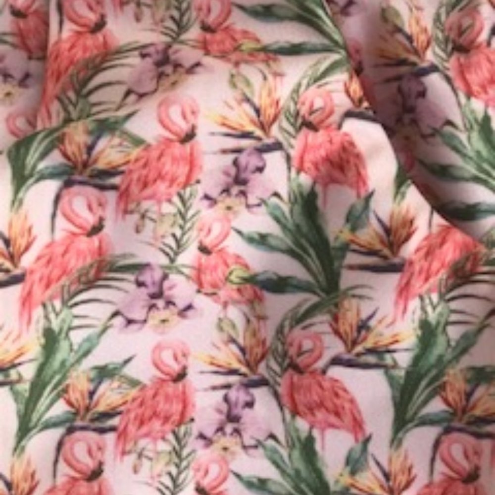NWT DOdO Kinis The Kate Knot Top In Pink Flamingo - Picture 7 of 9